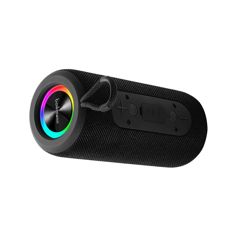 BOWMANN - Parlante Portatil Bluetooth Bowmann Tws Con Fm 50w Bts-200x Negro