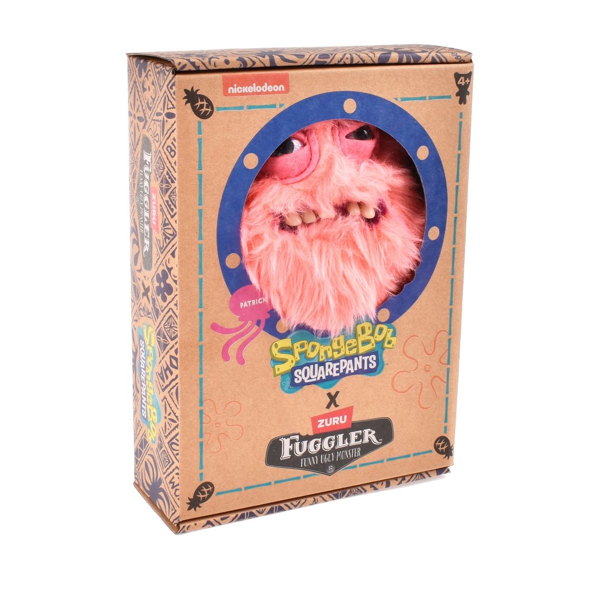 ANSALDO - PELUCHE FUGGLERS DE 23 CMS BOB ESPONJA- PATRICIO ESTRELLA