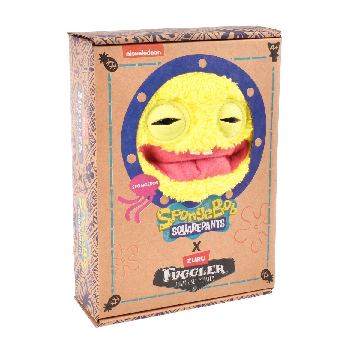 ANSALDO - PELUCHE FUGGLERS DE 23 CMS BOB ESPONJA DE ZURU - BOB ESPONJA