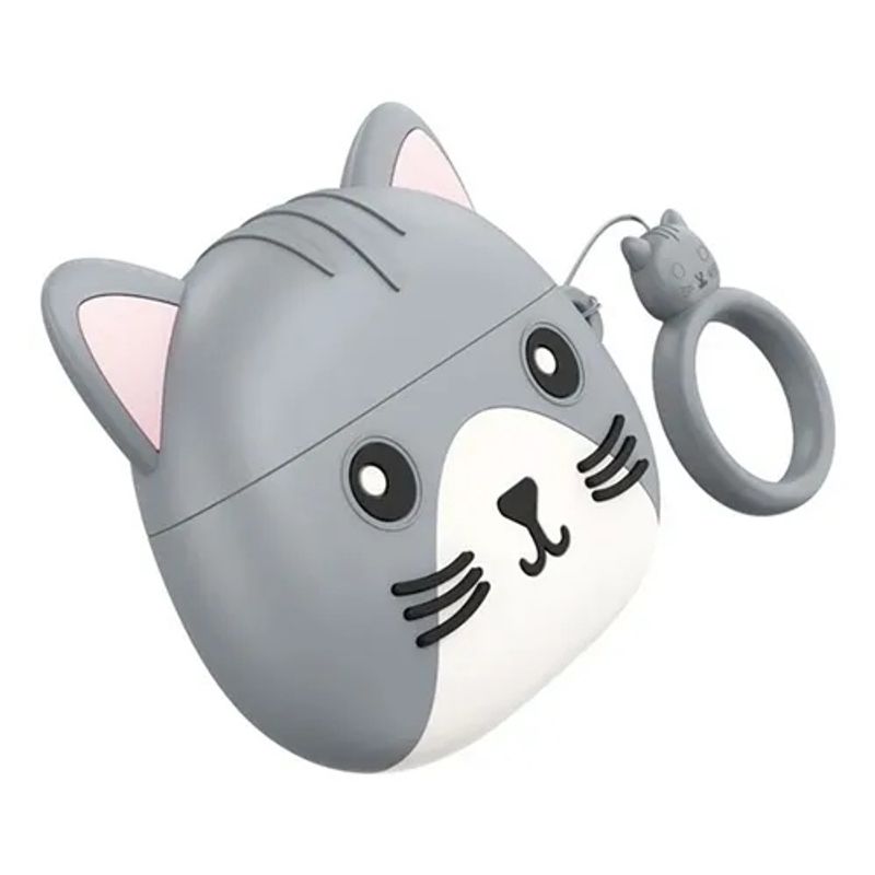 HOCO - Audífonos Inalámbricos Hoco Ew46 Gato Bluetooth Color Gris