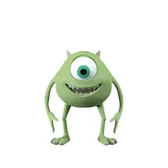 ANSALDO - Figura goma flexible FLEXFIGS colección Mike Wazowski 10 cm