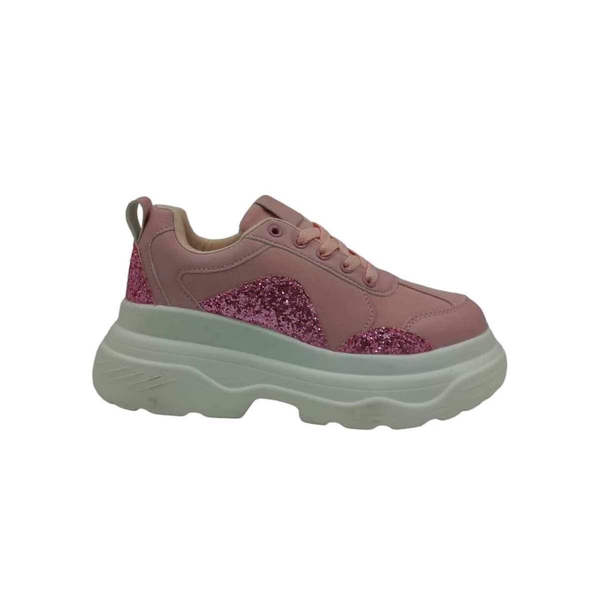 HERIEL - Zapatilla Rosa Plataforma Mujer