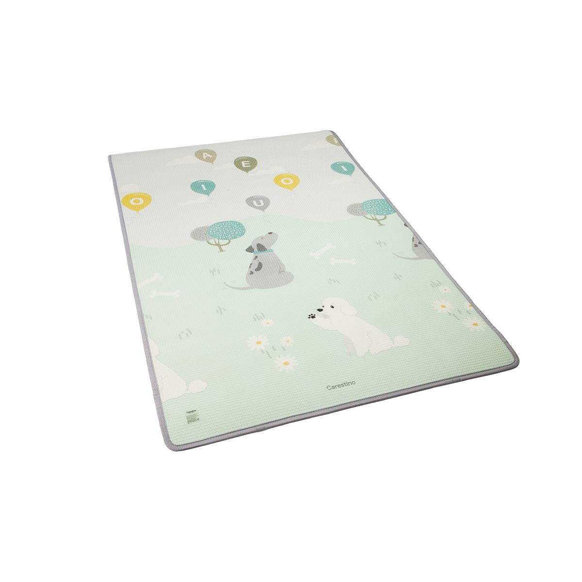 CARESTINO - Alfombra antigolpes Reversible 120 x 180 Huellas