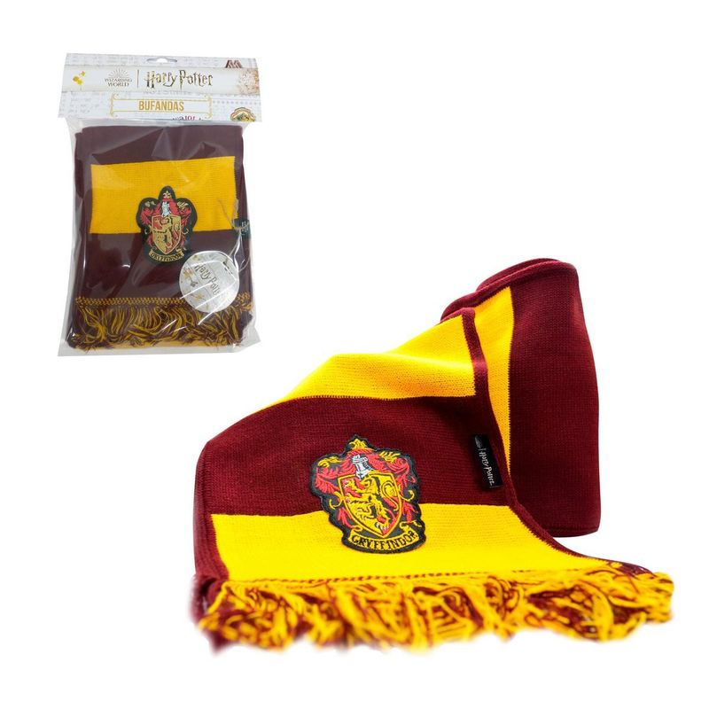 ANSALDO - BUFANDA RAYADA DE 190 X 22 CMS HARRY POTTER - GRYFFINDOR