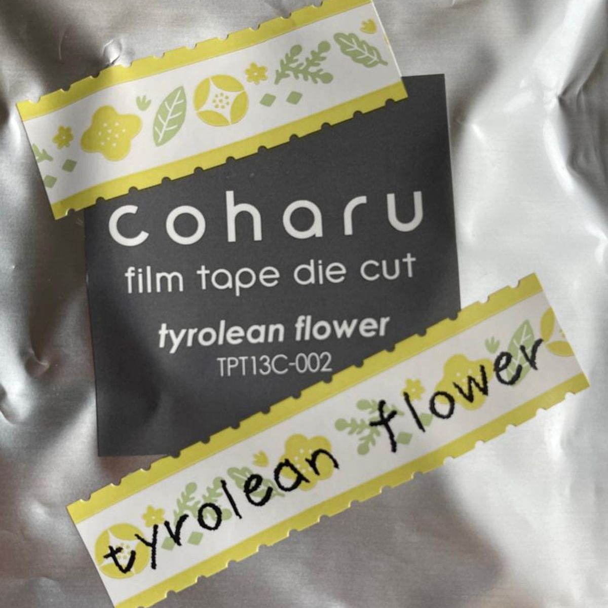 GENERICO - Cinta Washi Flor del Tirol de Etiquetas impresora Tepra Lite