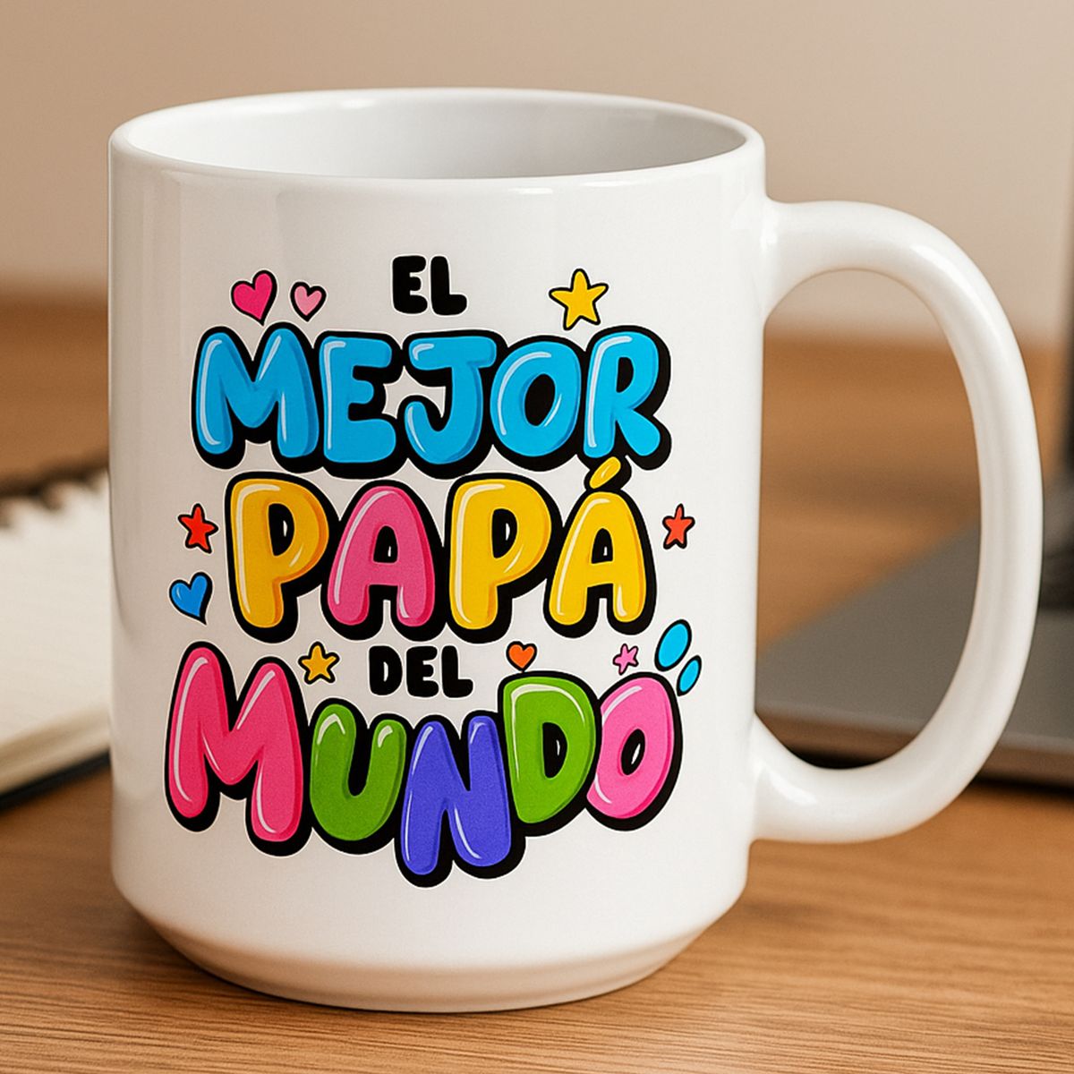 SM - Taza Tazon “El Mejor Papá del Mundo” Ideal Para Desayuno Especial