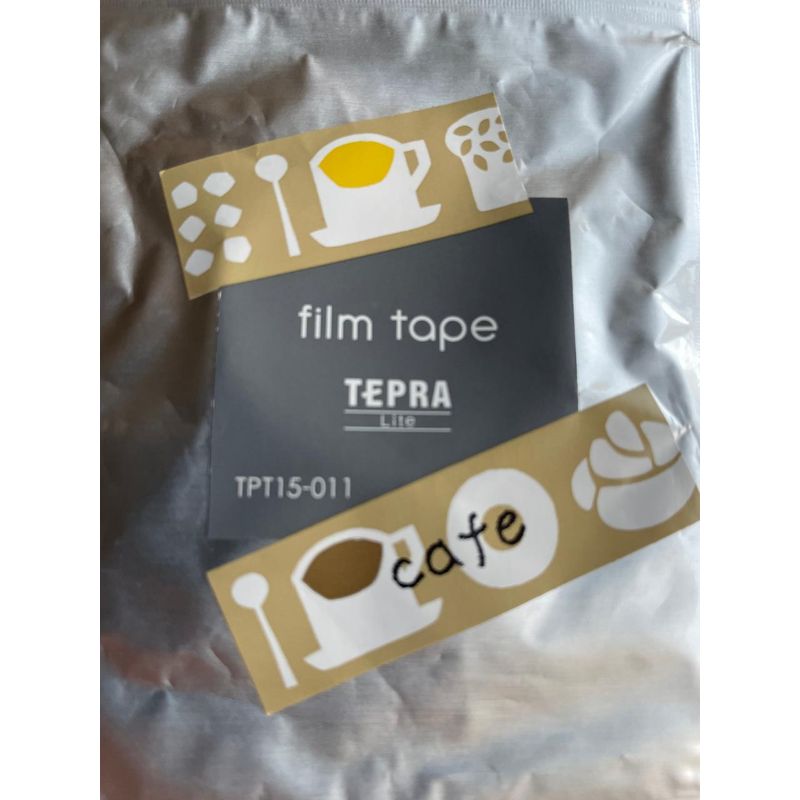 GENERICO - Cinta Washi Cafe de Etiquetas impresora Tepra Lite