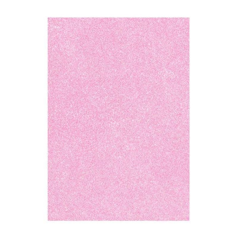 GENERICO - Pliego Goma Eva Glitter Color Rosado 40X60Cm