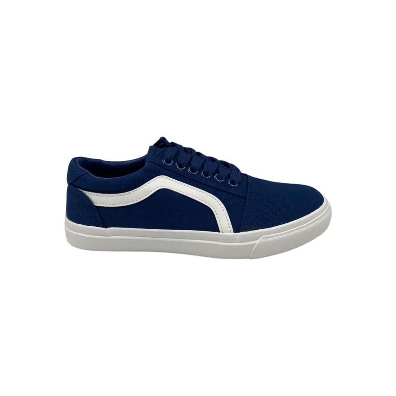 HERIEL - Zapatilla Azul Lona Baja