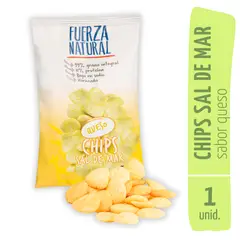 FUERZA NATURAL - Chips Sal de Mar Snack Saludable 13g - Amarillo