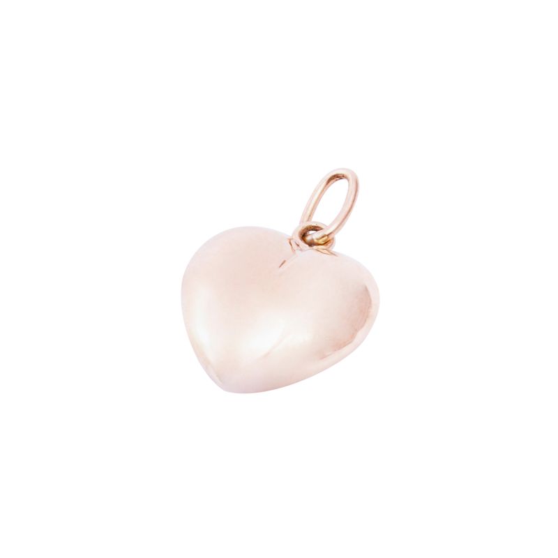 JB JOYAS BARON - Colgante Corazon en Oro Miel 18kt Inflado Grande
