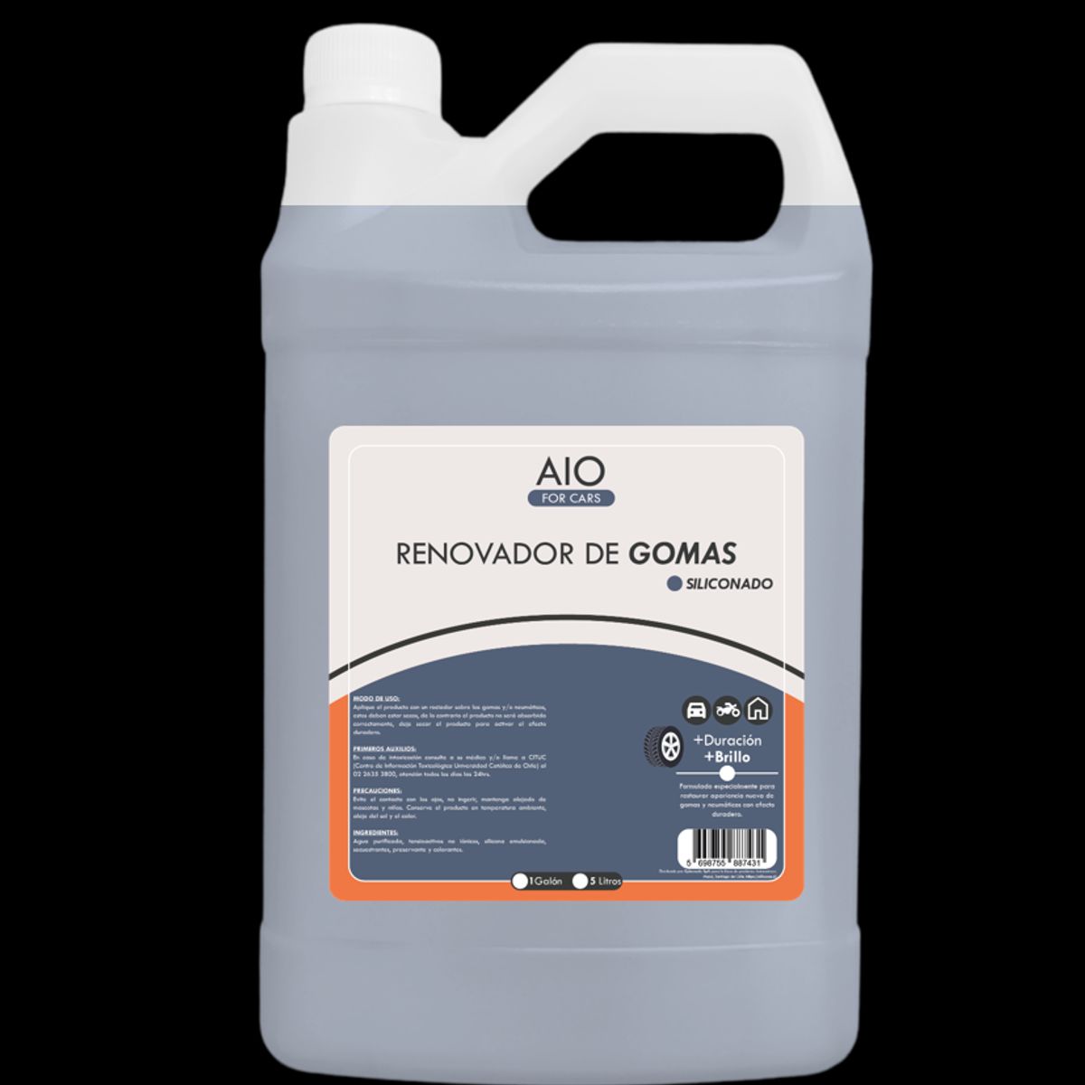 Renovador De Gomas & Neumáticos Ultra Duradero 1 Galón, marca GENERICO - Foto Principal
