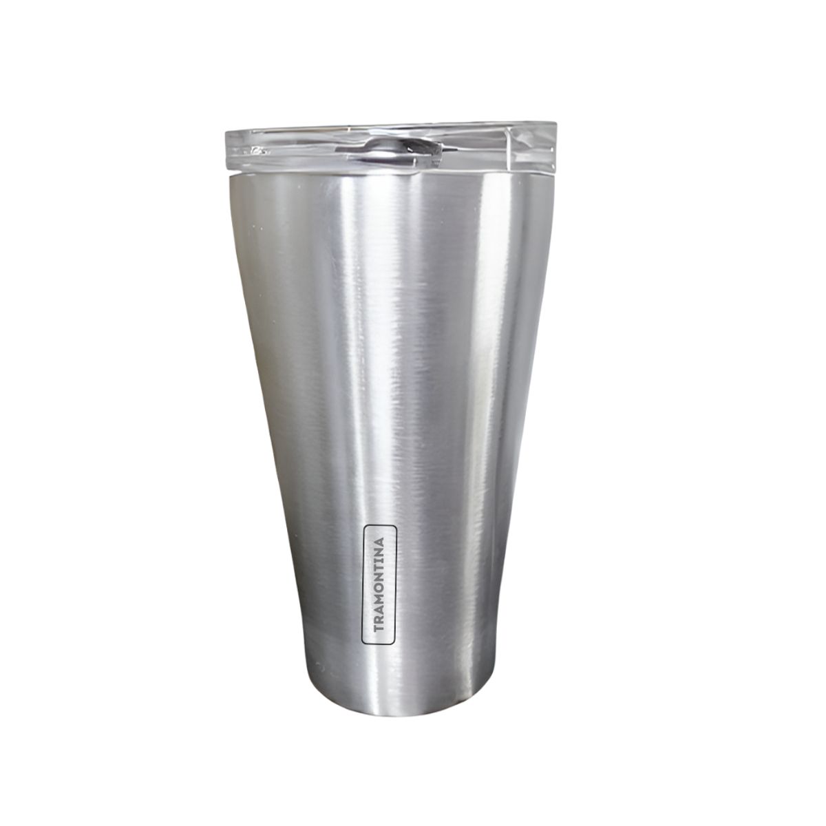 TRAMONTINA - Vaso Térmico Tramontina Exata 550 Ml Con Tapa color plateado