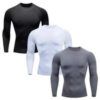 Pack 3 Poleras Primera Capa Compresión Sin Costuras Surtido