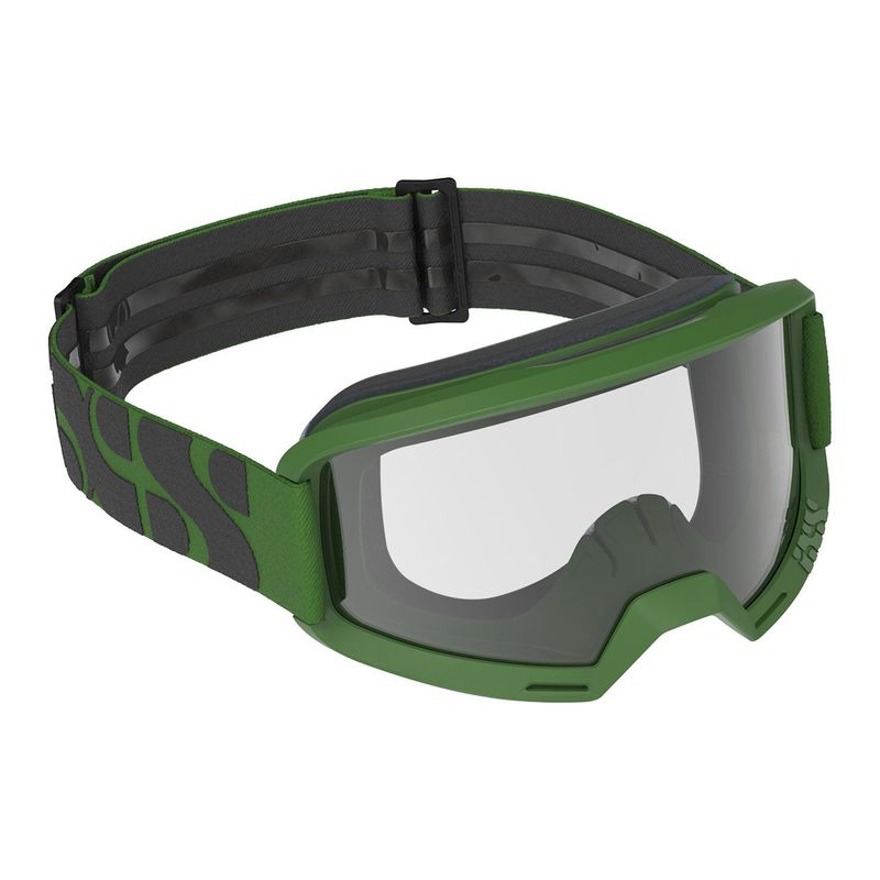 IXS - Antiparra IXS Trigger Oliva Mica Transparente