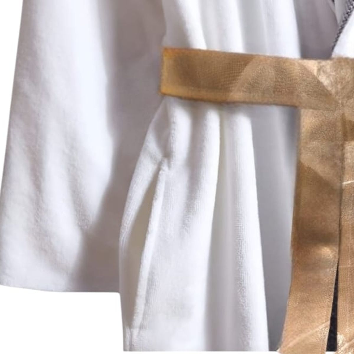 MROTTO - Sabana de Baño con Capucha Bata Lujo Unisex Adulto Blanco