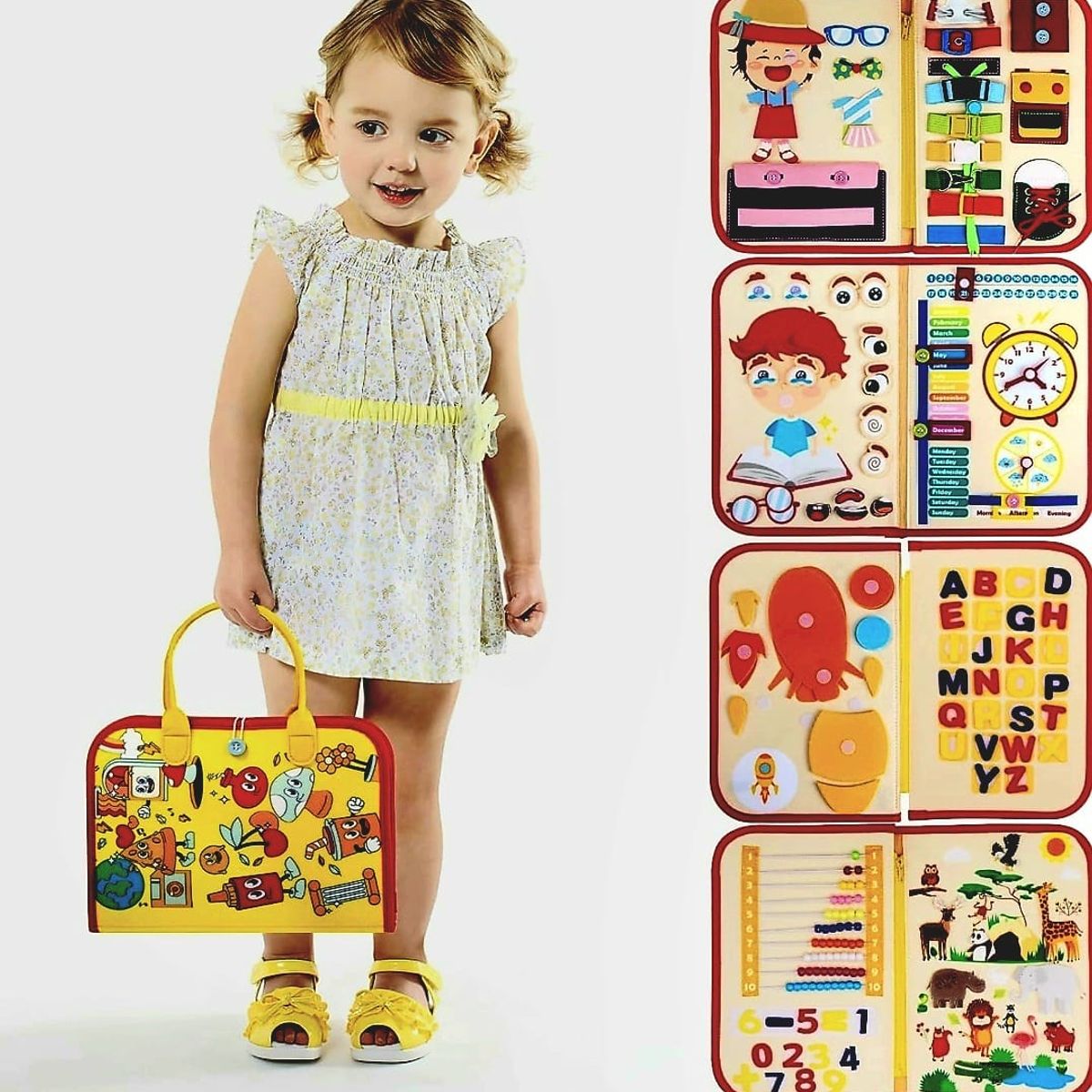 GENERICO - Juego Libro Para Estimulación Sensorial y Consecutiva