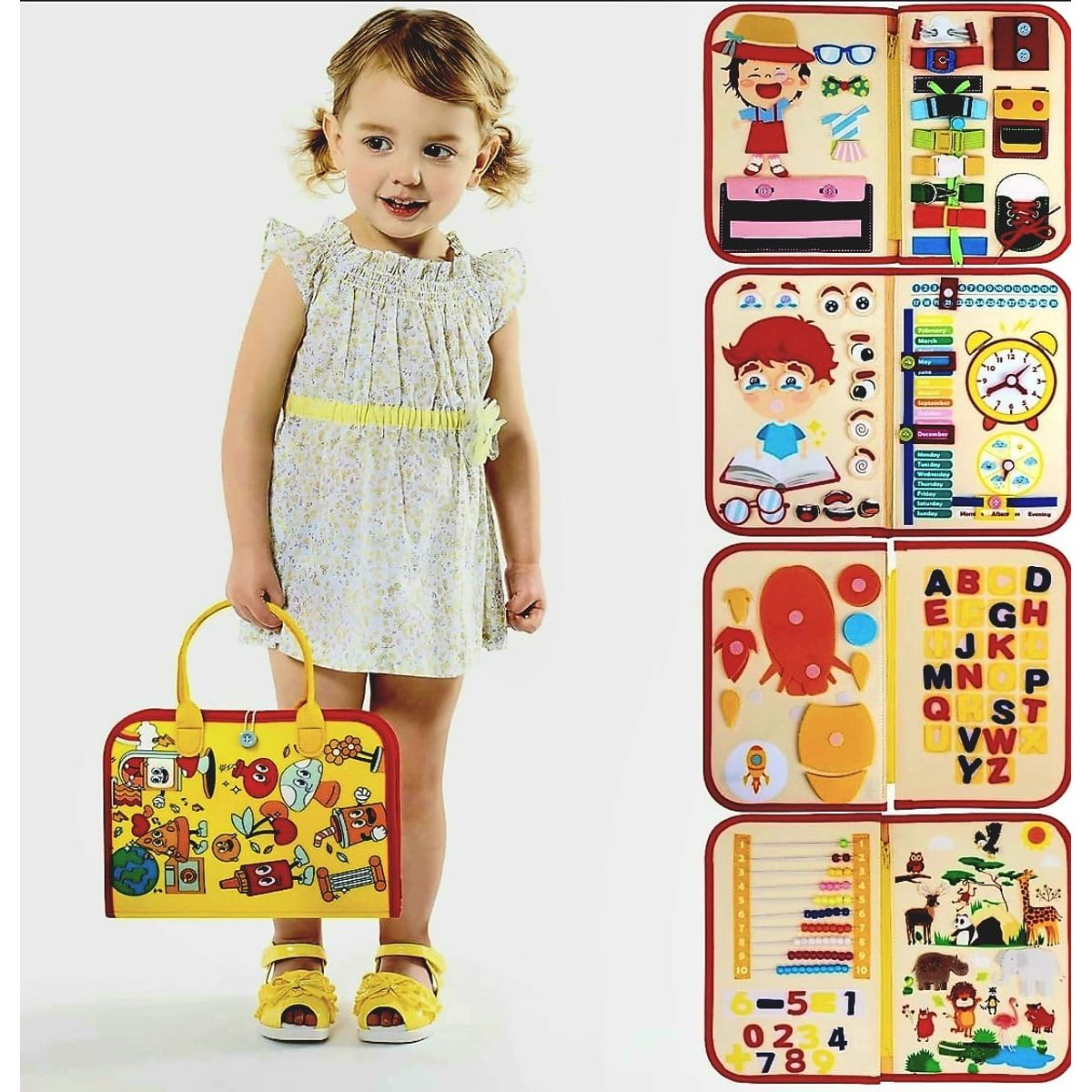 GENERICO - Juego Libro Para Estimulación Sensorial y Consecutiva