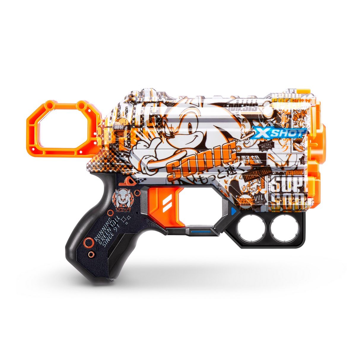 X-SHOT - Lanzador de dardos X SHOT Skin Menace 8 dardos colección