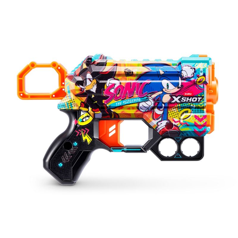 X-SHOT - LANZADOR SKIN MENACE CON 8 DARDOS X-SHOT - HYPER SPIKE