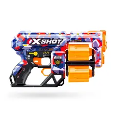 X-SHOT - LANZA DARDOS DREAD SKINS CON 12 DARDOS - MALICE