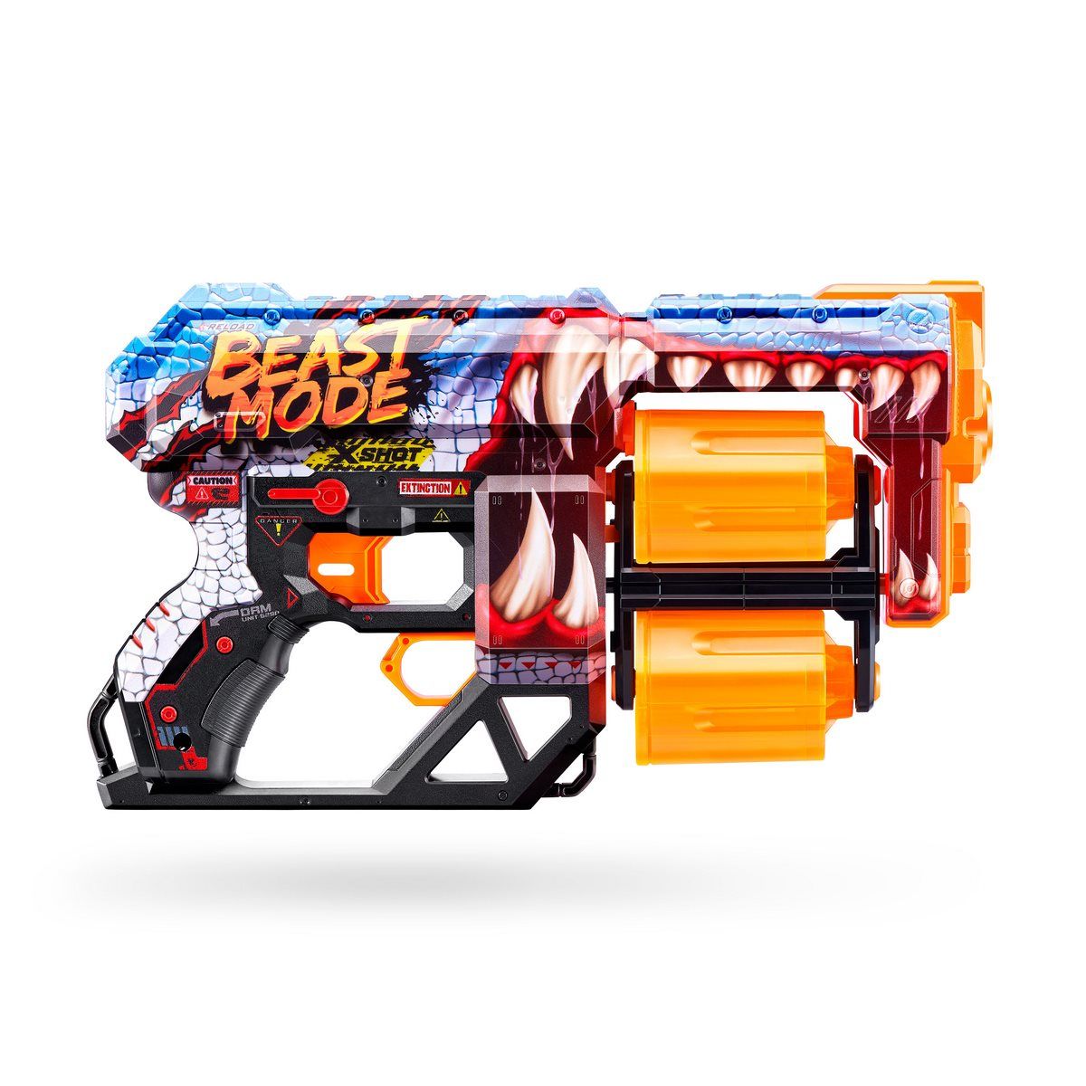 X-SHOT - Lanzador de dardos X SHOT Dread Skins con 12 dardos - Beast