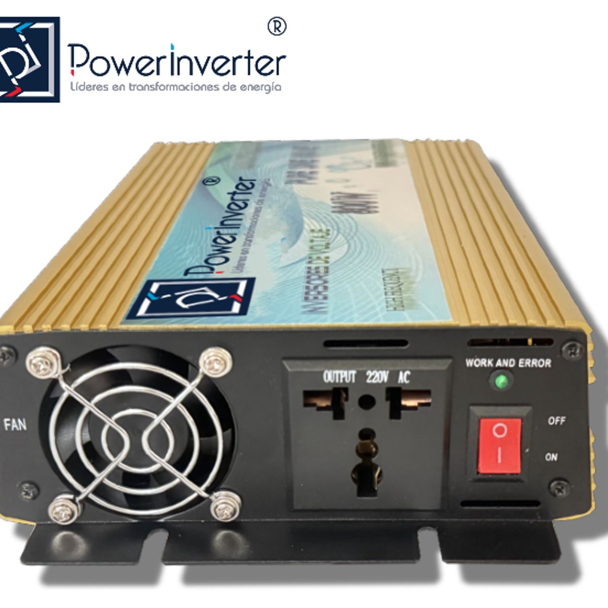 GENERICO - INVERSOR VOLTAJE 24VDC220VAC 800W PSW