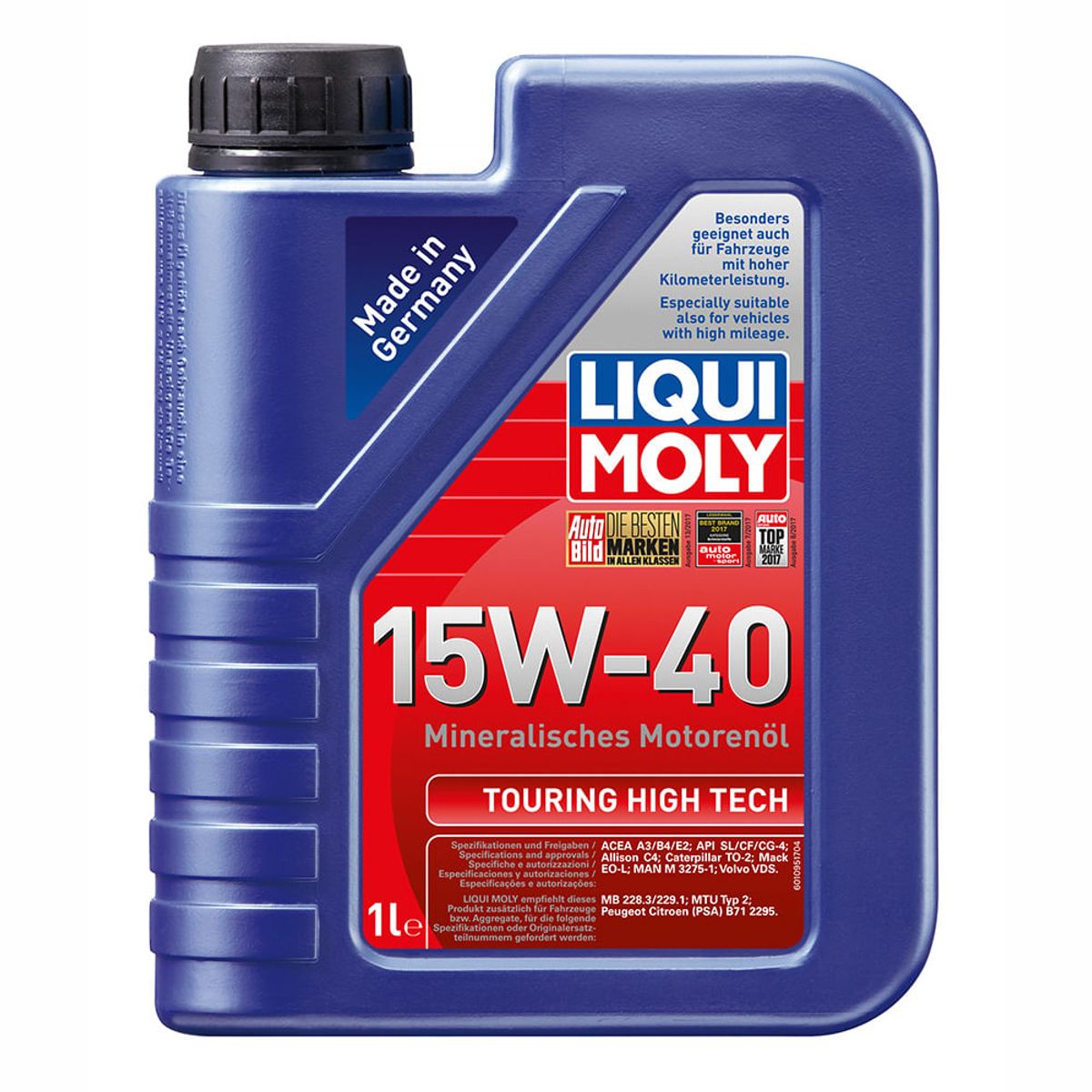 LIQUI MOLY - Aceite Liqui Moly Touring High Tech 15W-40 1 lt