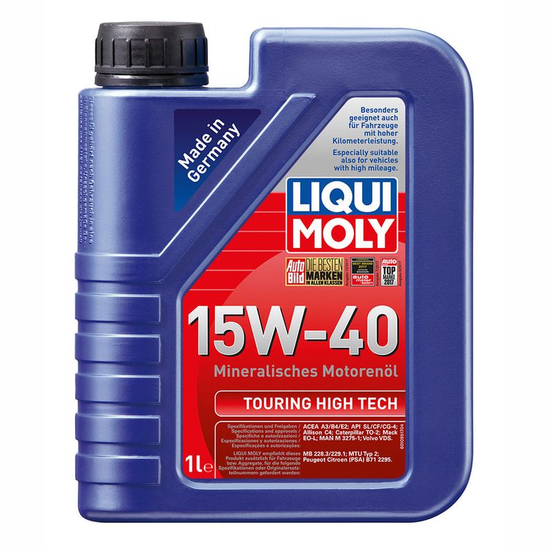 LIQUI MOLY - Aceite Liqui Moly Touring High Tech 15W-40 5 lt