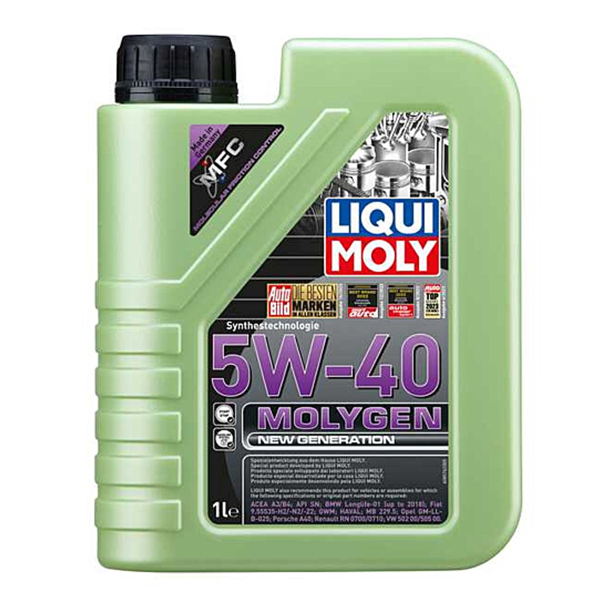 LIQUI MOLY - Aceite Liqui Moly Molygen 5W-40 1 lt