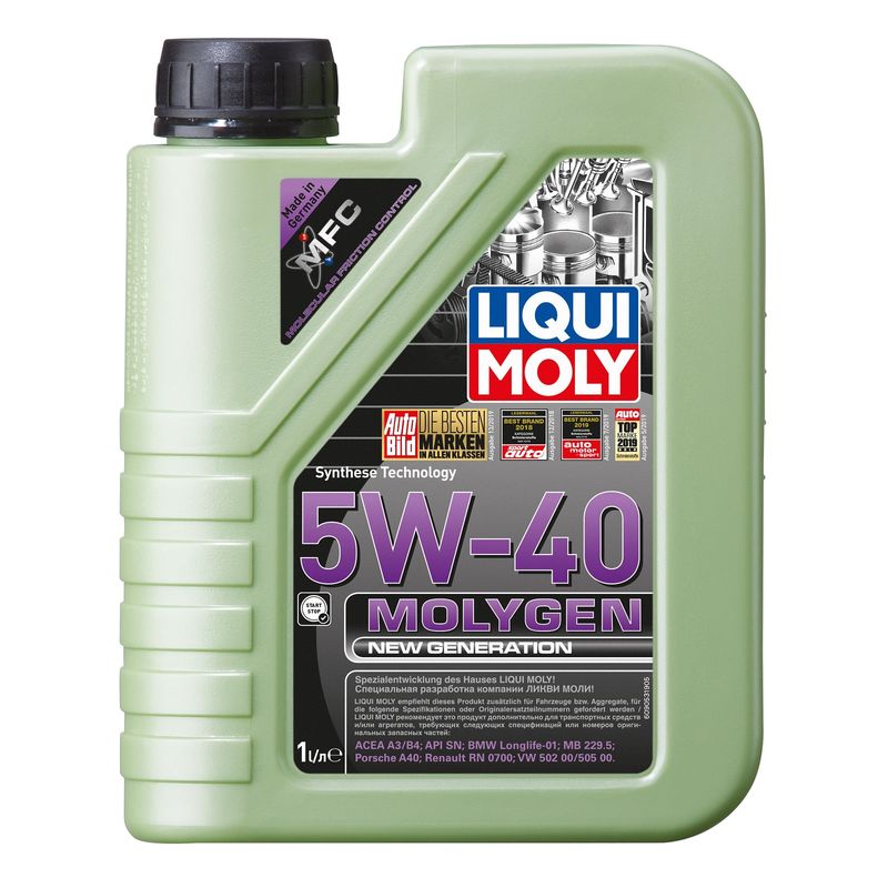 LIQUI MOLY - Aceite Liqui Moly Molygen New Generation 5W-40 1 lt