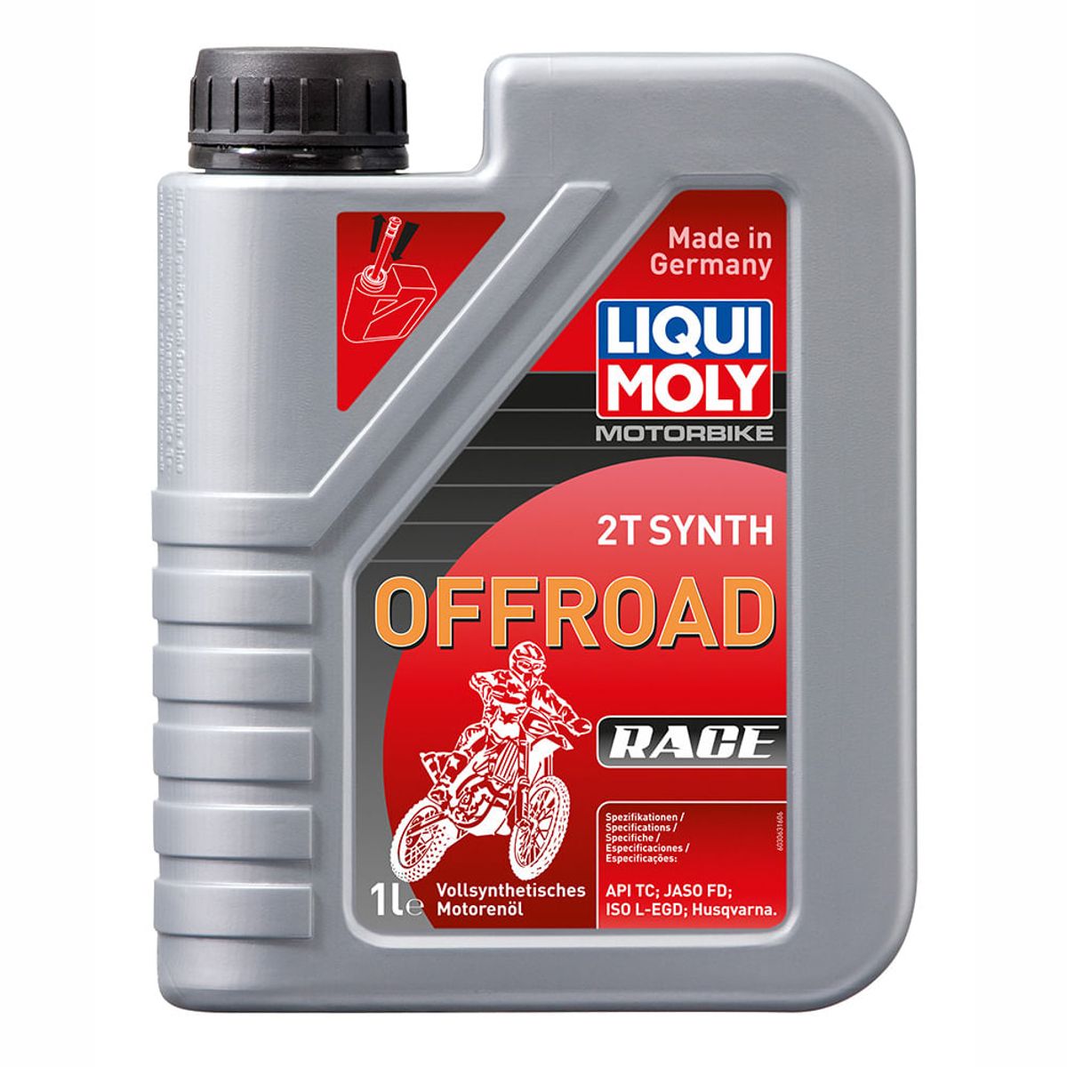 LIQUI MOLY - Aceite para Moto Liqui Moly Motorbike 2T Synth Offroad Race 1 lt