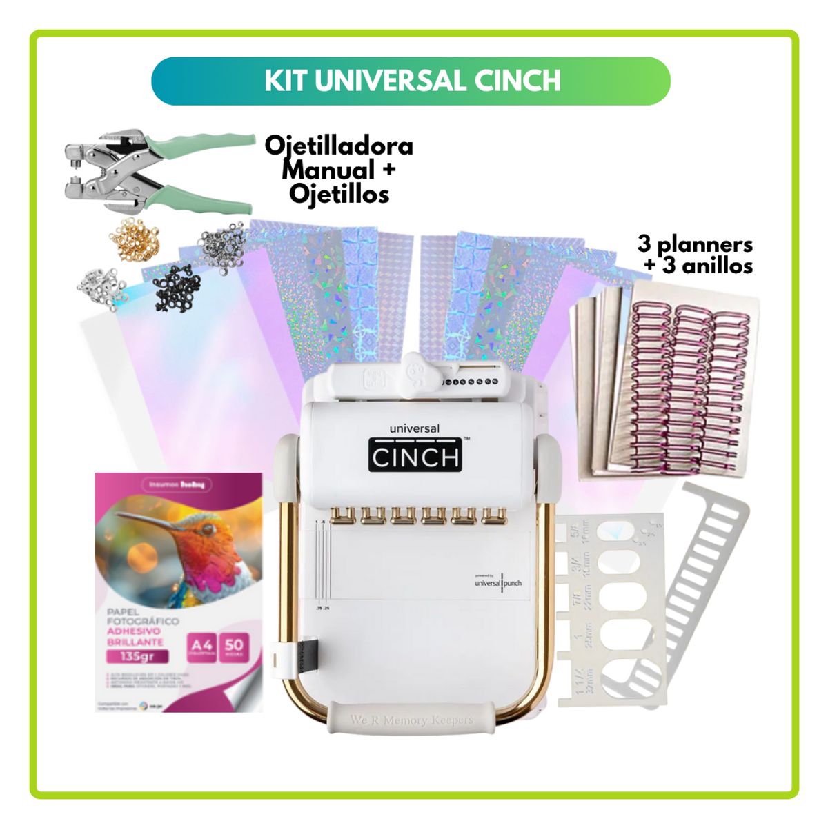 AMERICAN CRAFTS - Encuadernadora UNIVERSAL CINCH 07