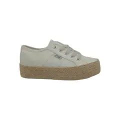 HERIEL - Zapatilla Blanca Plataforma Mujer