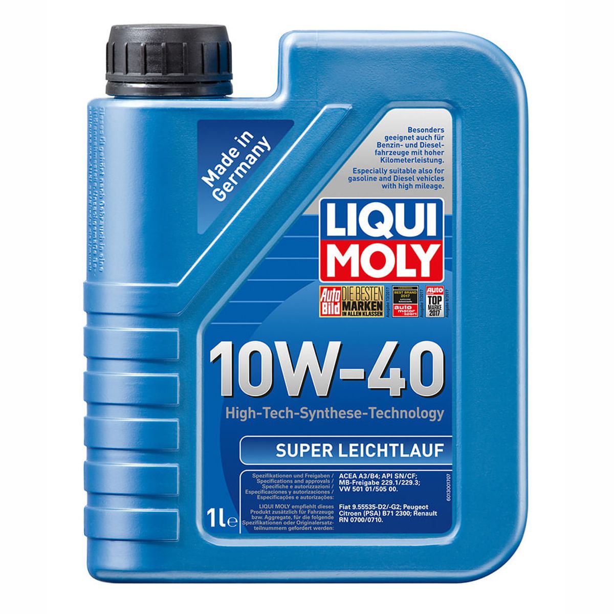 LIQUI MOLY - Aceite Liqui Moly Super Leichtlauf 10W-40 1 lt