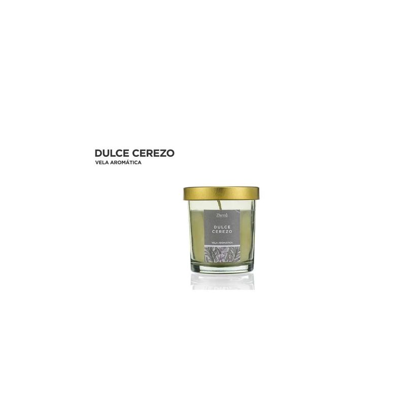 GENERICO - VELA AROMÁTICA DULCE CEREZO, 88 GR