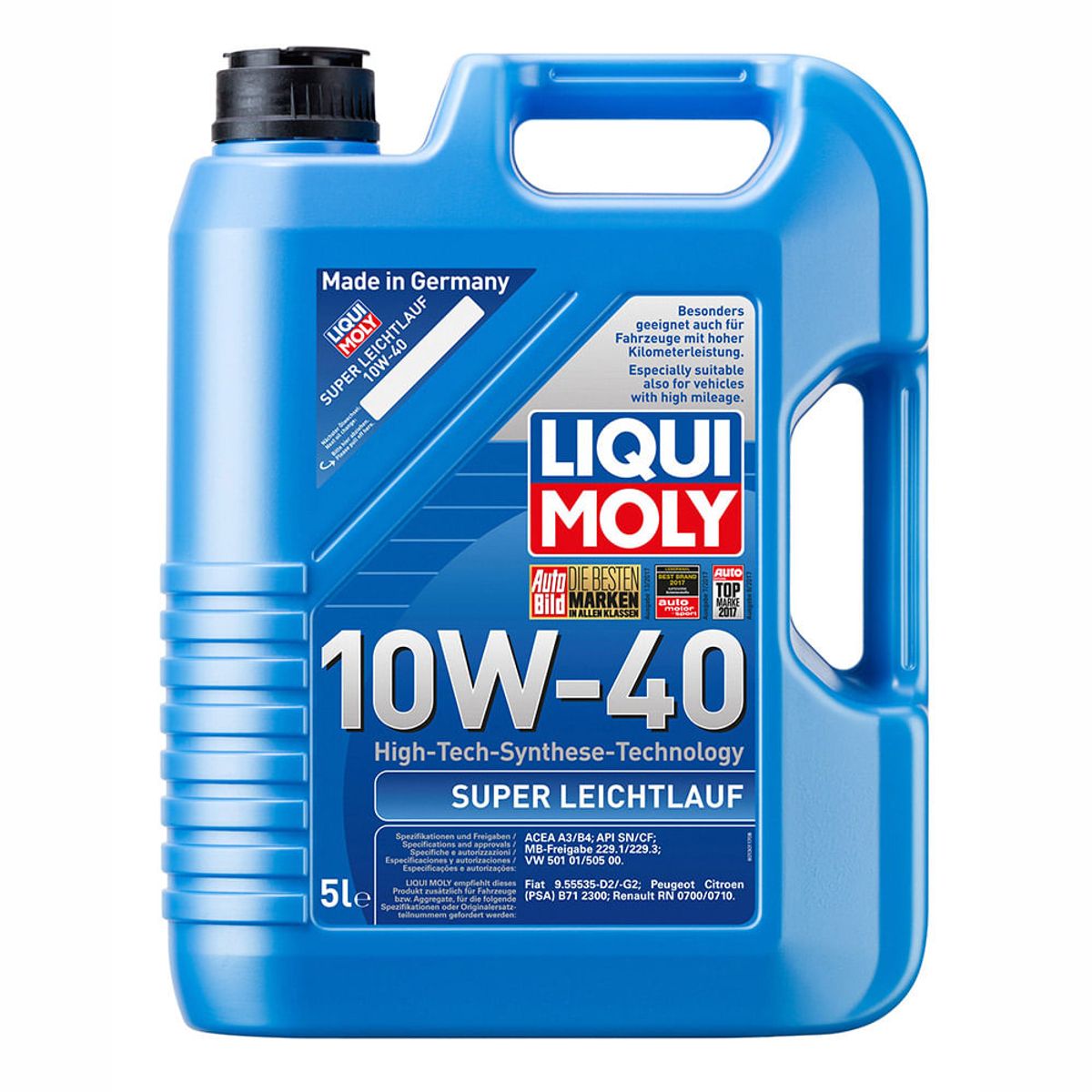 LIQUI MOLY - Aceite Liqui Moly Super Leichtlauf 10W-40 5 lt