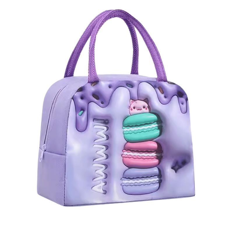 HOMESTAR - Lonchera Térmica Infantil Purple Macaroon