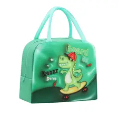 HOMESTAR - Lonchera Térmica Infantil Green Dinasour