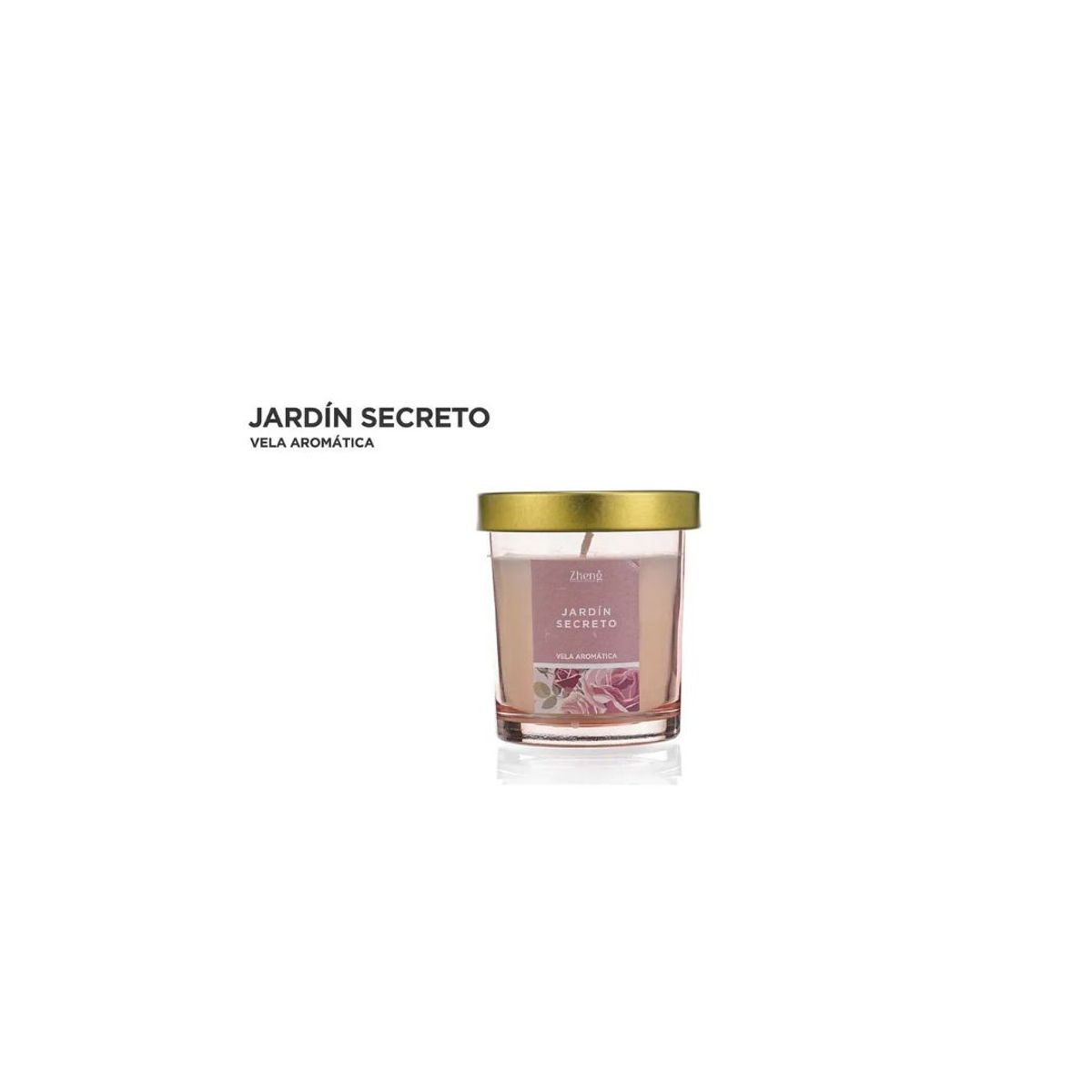 GENERICO - VELA AROMÁTICA JARDIN SECRETO, 88 GR