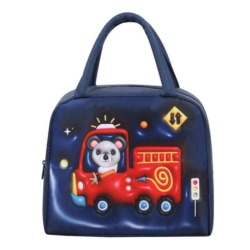 HOMESTAR - Lonchera Térmica Infantil Blue Train