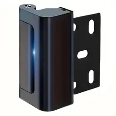 BAZUCA - Cerradura Picaporte de Seguridad Puerta Chapa Refuerzo Puerta Negro