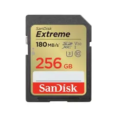 SANDISK - SDXC Extreme 256GB UHS-I Clase U3 Video V30