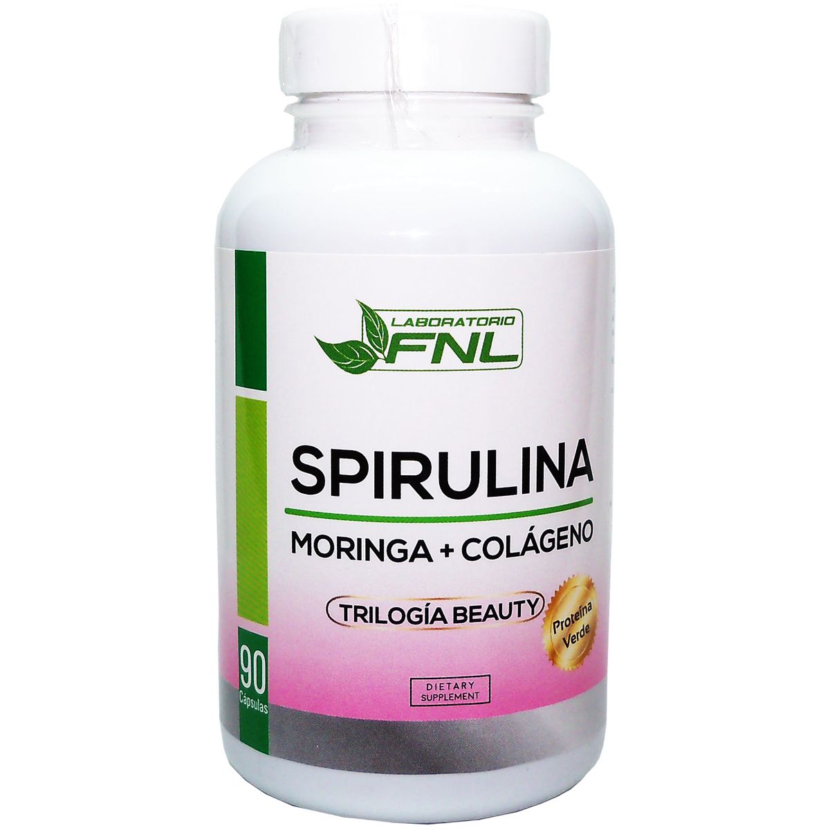 FNL - 3X FNL Spirulina + Moringa + Colageno 90 Capsulas