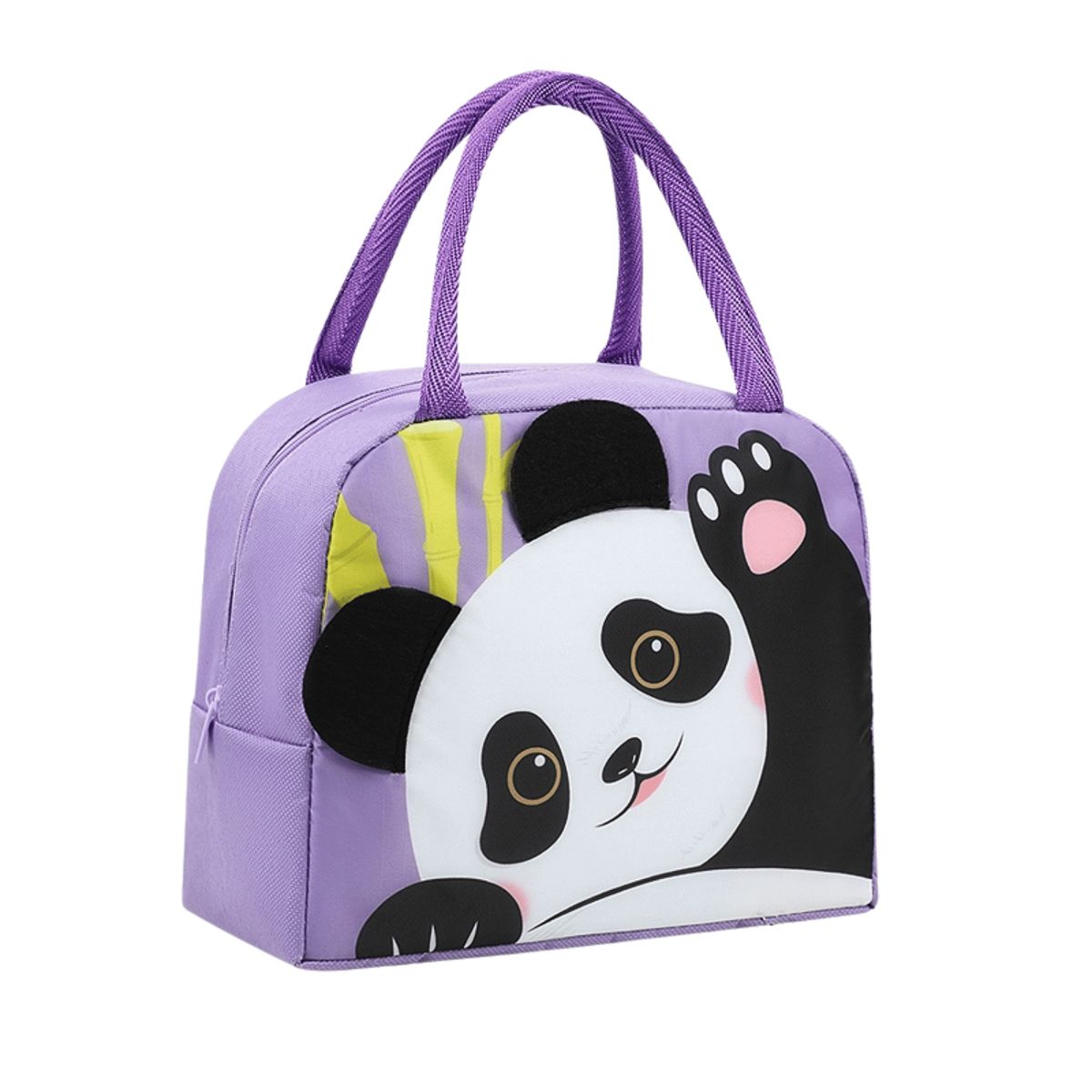 HOMESTAR - Lonchera Térmica Infantil Panda Morado