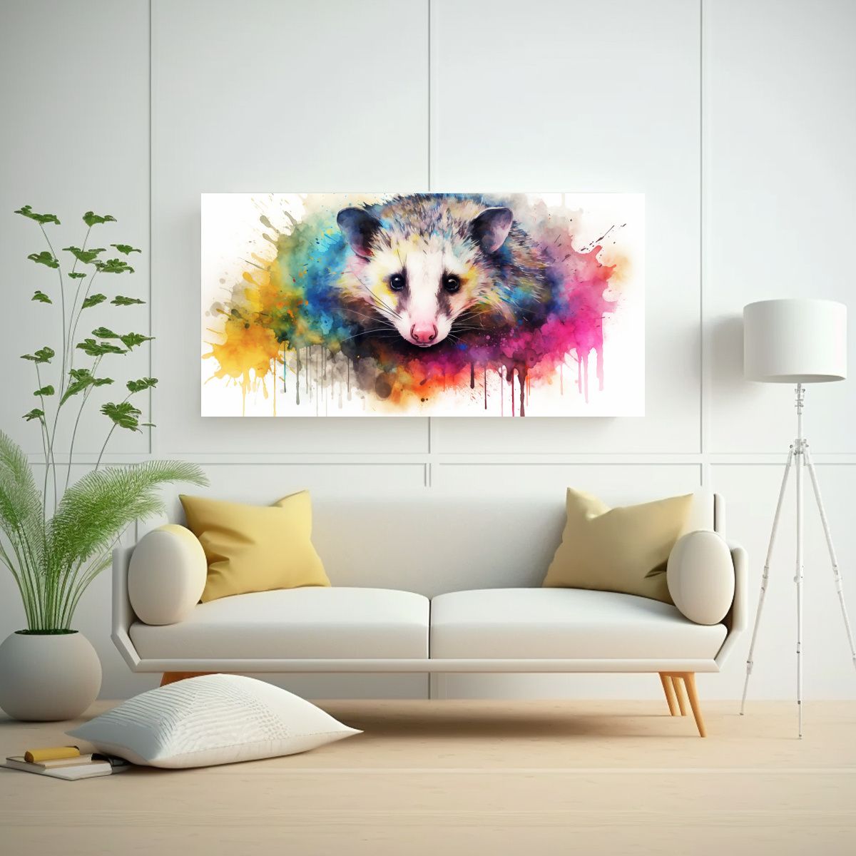 GENERICO - Pintura En Acuarela única De Inspiración 100x50 Cm