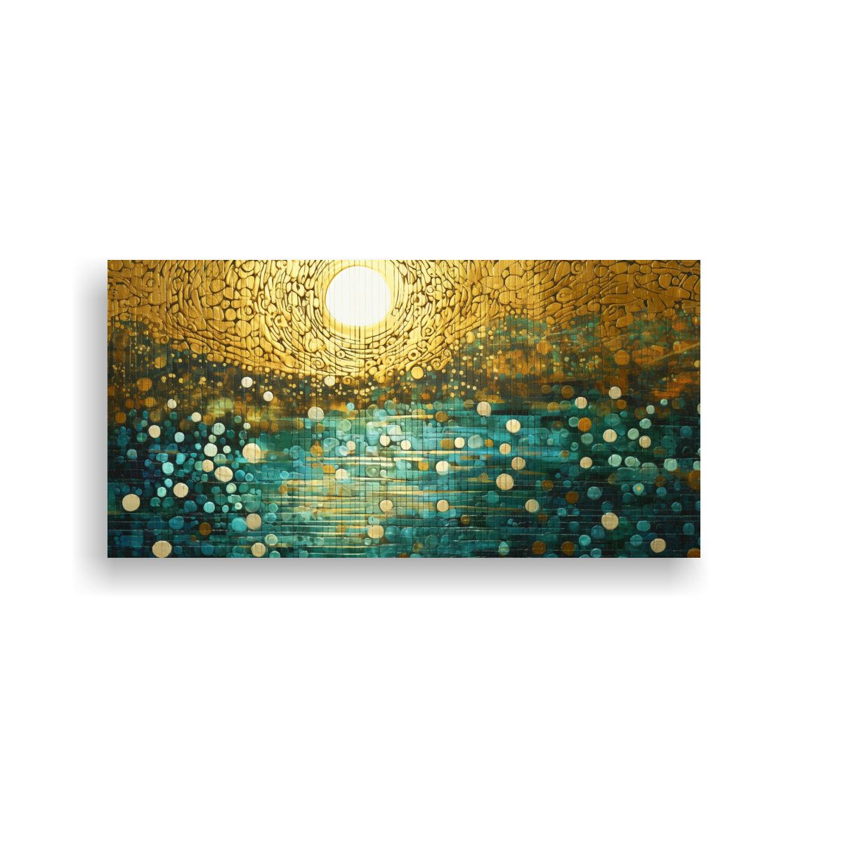 GENERICO - Cuadro Concepto Simple Estilo Puntillismo 80x40 Cm