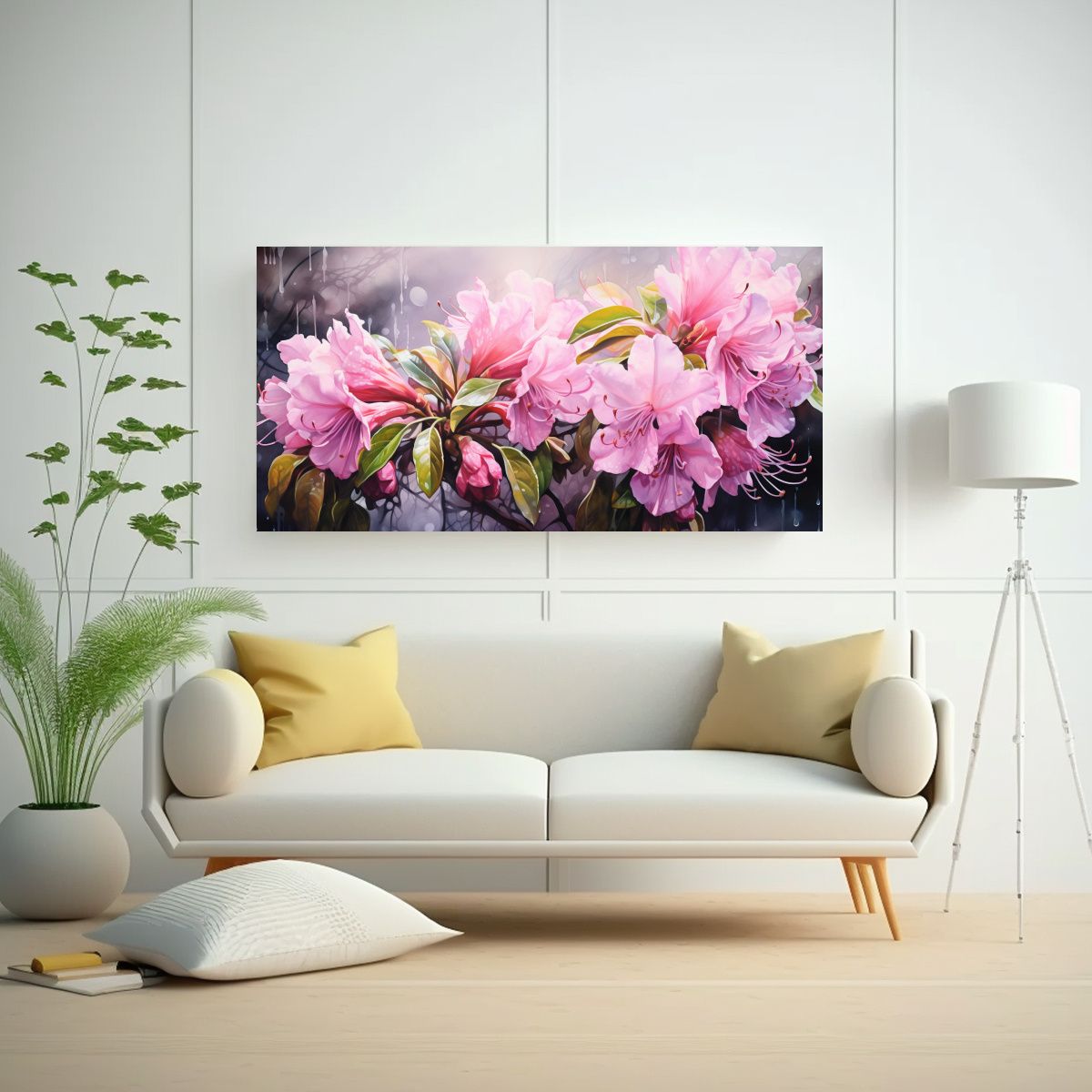 GENERICO - Pintura Decorativa De Arte Fino Con Sensibilidad 80x40 Cm