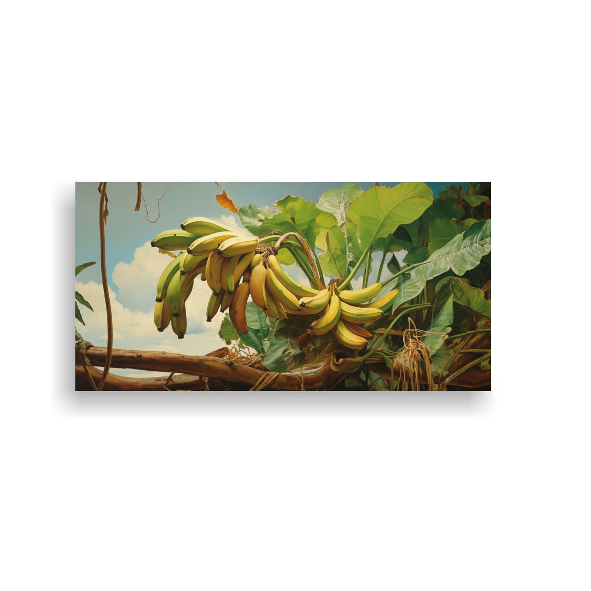 GENERICO - Pintura Abstracta De Alta Detalle Estilo Estilo 60x30 Cm