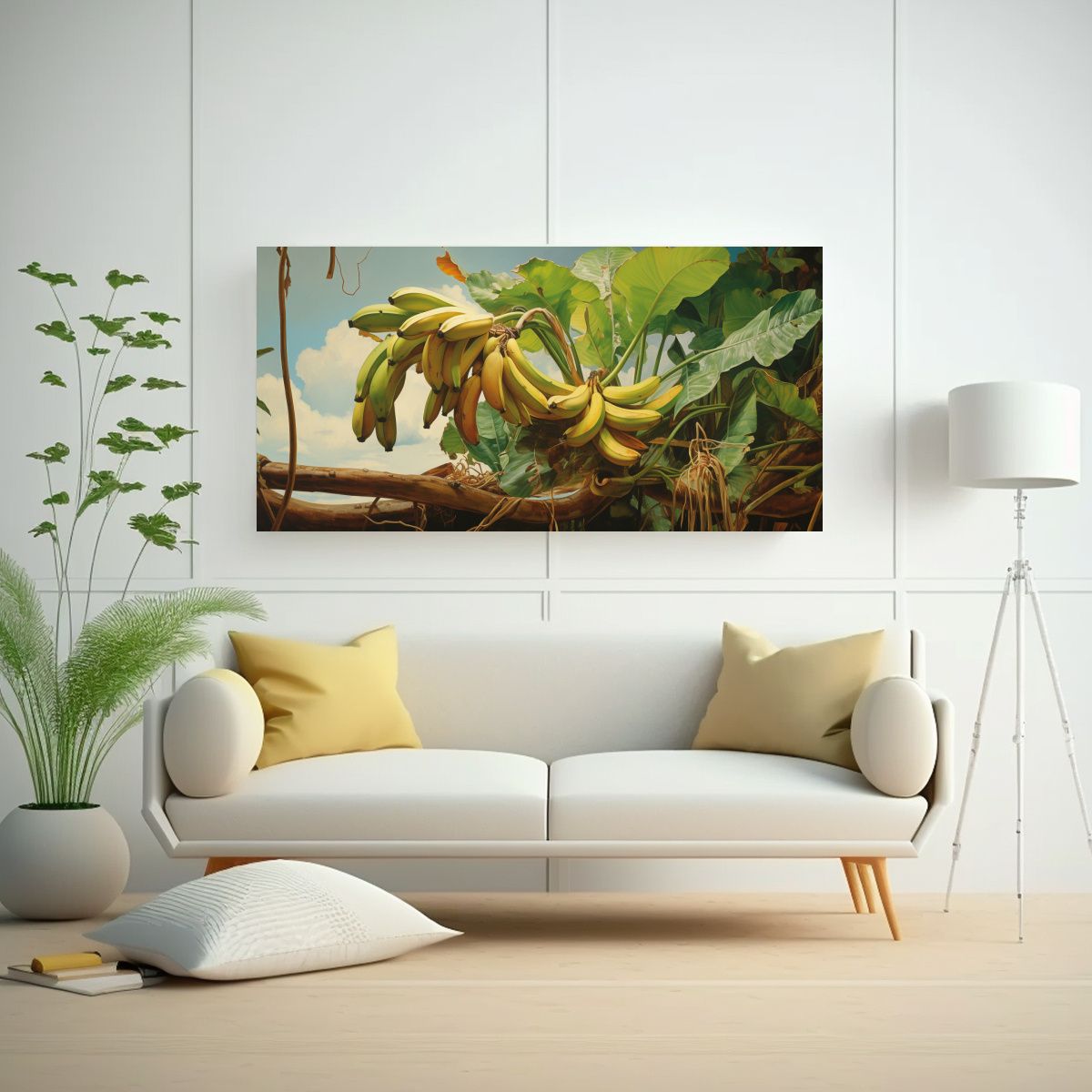 GENERICO - Pintura Abstracta De Alta Detalle Estilo Estilo 60x30 Cm